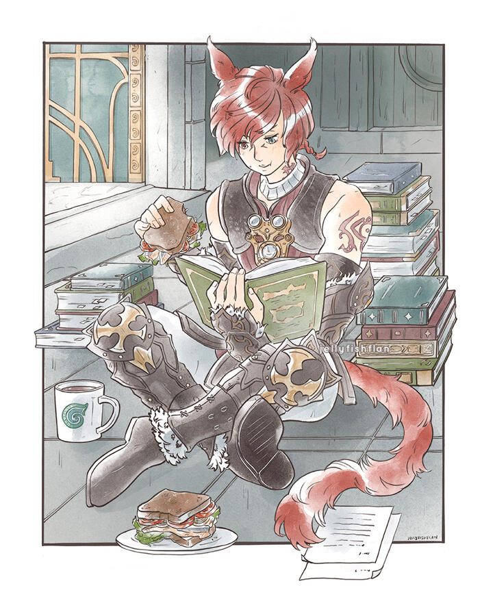 FFXIV fanzine piece